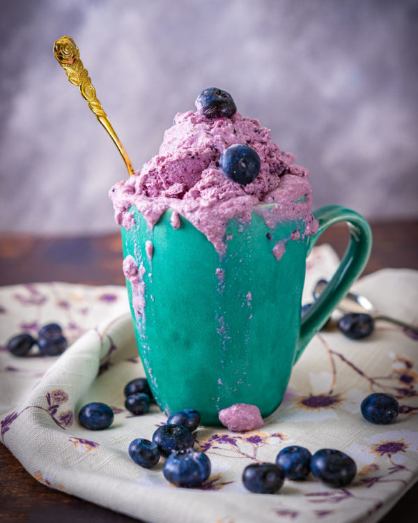 Veganes Blaubeer Kokos Eis Veganes Eis Einfach Selber Machen