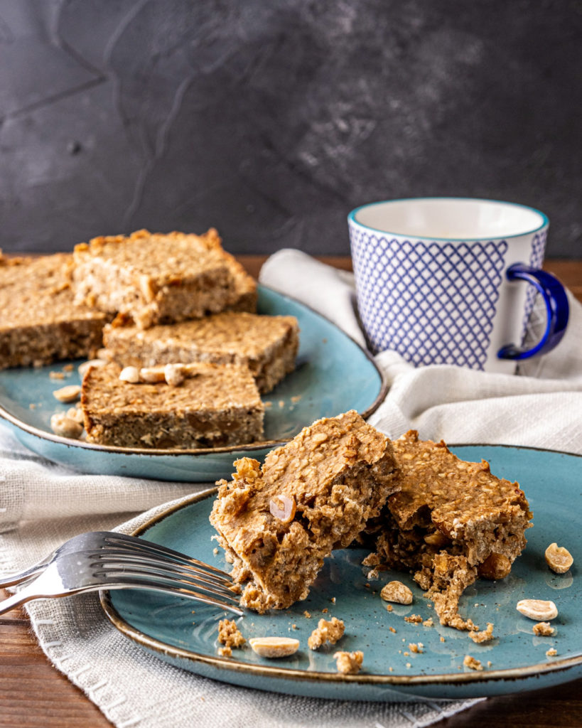 Frühstückskuchen – leckeres, veganes Erdnuss-Bananenbrot