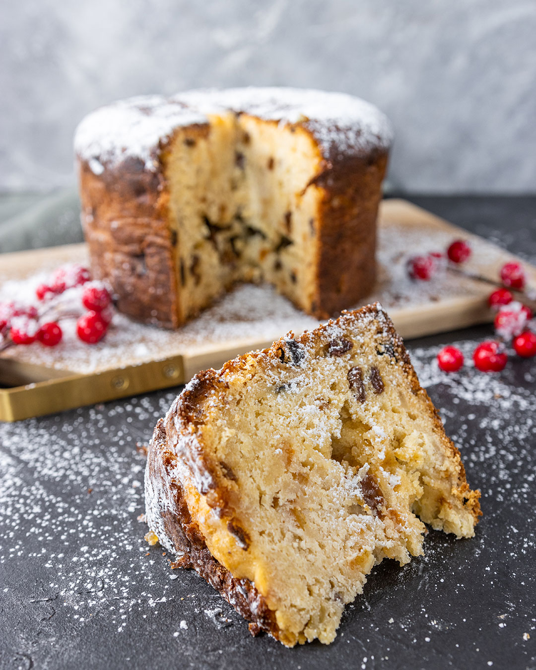 Panettone Rezept - italienischer Weihnachtskuchen mit Lievito Madre